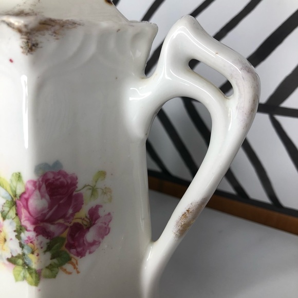 ANTIQUE German Teapot Greiner & Herda - Bavaria Germany - Picture 2 of 10